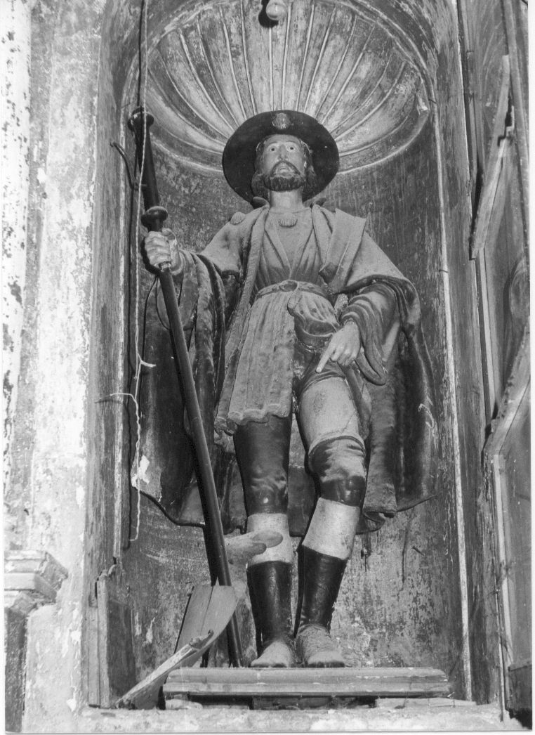 San Rocco (statua, opera isolata) - bottega abruzzese (sec. XVII)