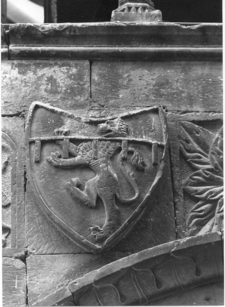 stemma (rilievo, serie) - bottega Italia centrale (seconda metà sec. XIV)