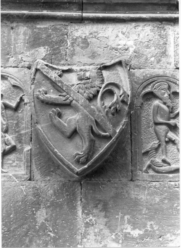 stemma (rilievo, serie) - bottega Italia centrale (seconda metà sec. XIV)