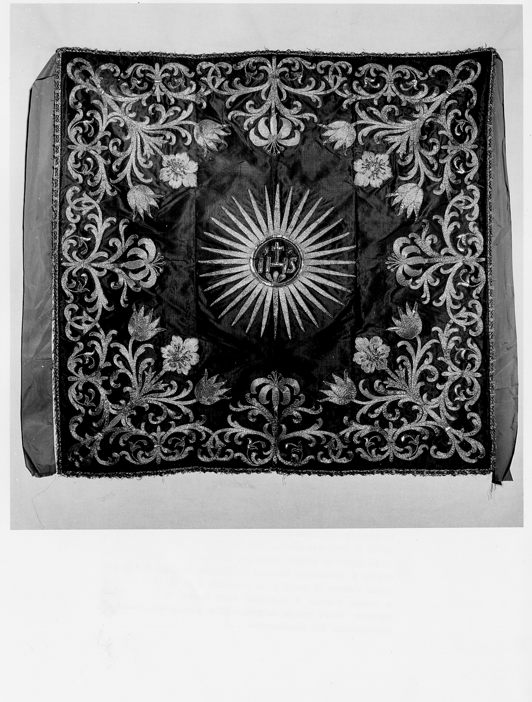 velo di calice - manifattura italiana (ultimo quarto sec. XVII)