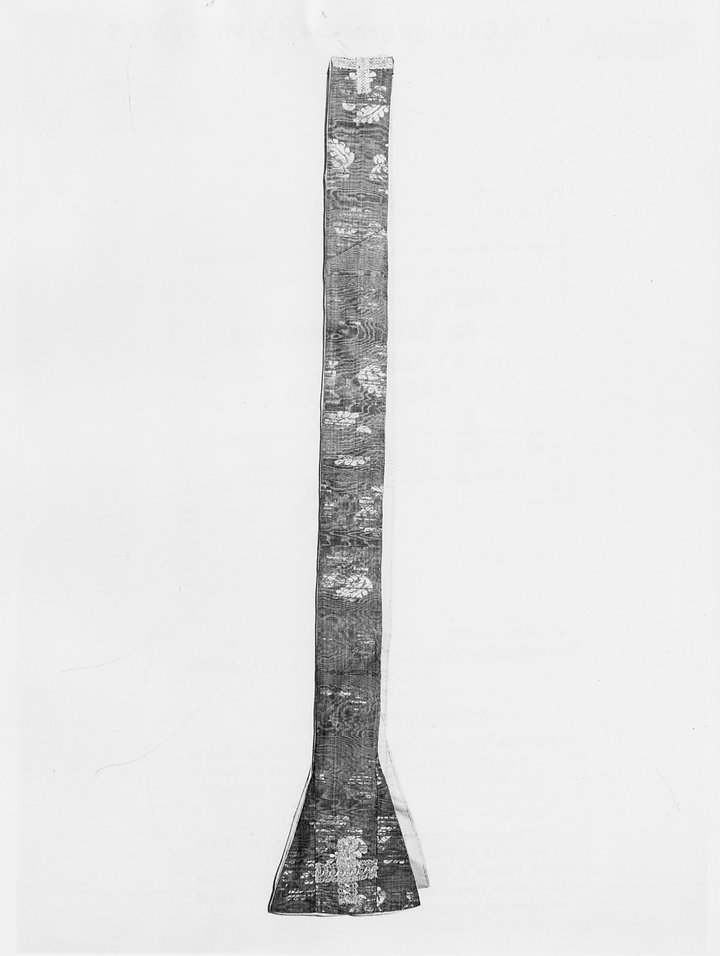 stola - manifattura italiana (primo quarto sec. XVII)