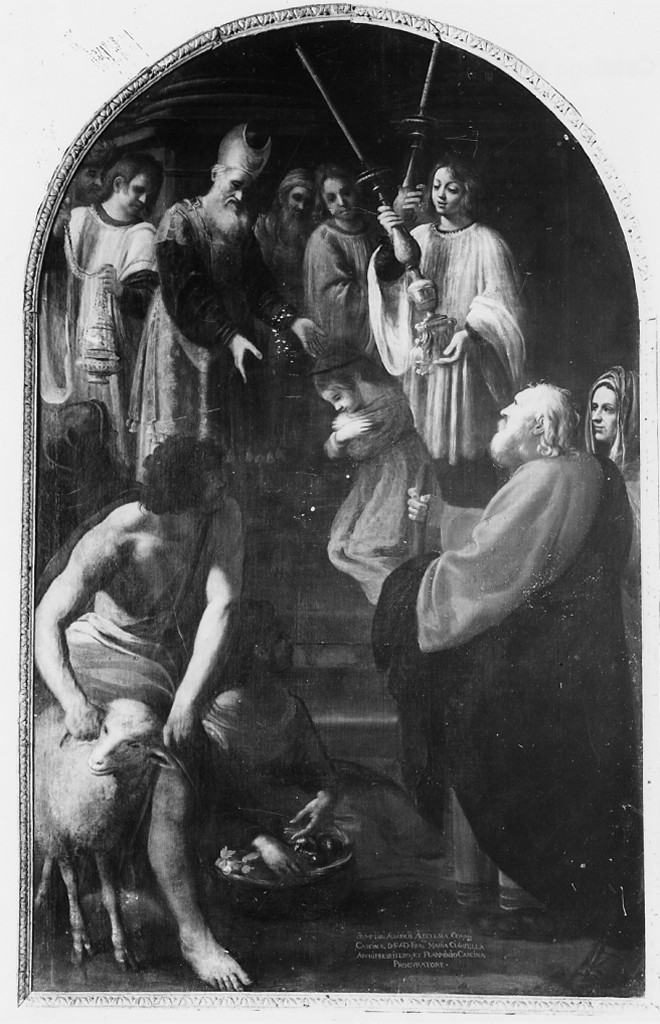 presentazione di Maria Vergine al tempio (dipinto) di Lorenzo di Bartolomeo detto Baccio Ciarpi (secondo quarto sec. XVII)