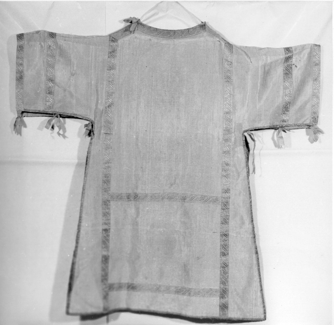 tunicella, elemento d'insieme - ambito Italia centrale (sec. XVIII)