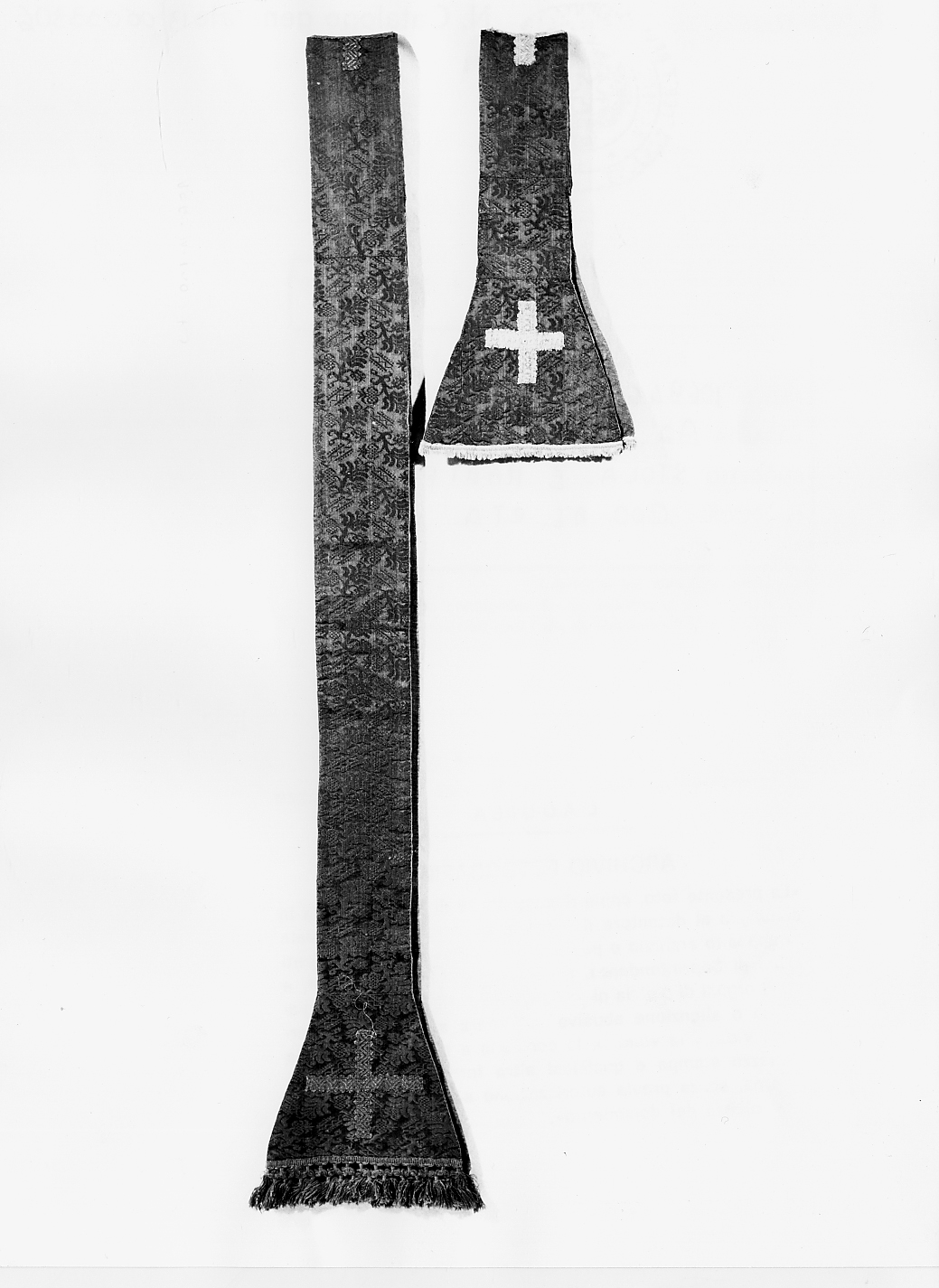 stola, elemento d'insieme - manifattura italiana (inizio sec. XVII)