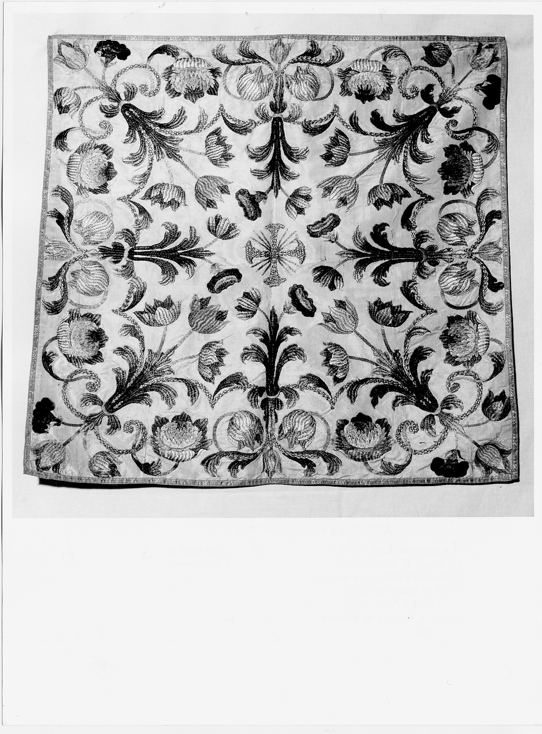 velo di calice - manifattura italiana (ultimo quarto sec. XVII)