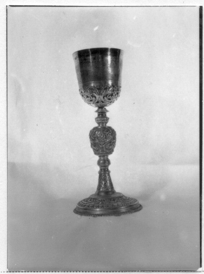 calice - ambito italiano (fine/inizio secc. XVII/ XVIII)