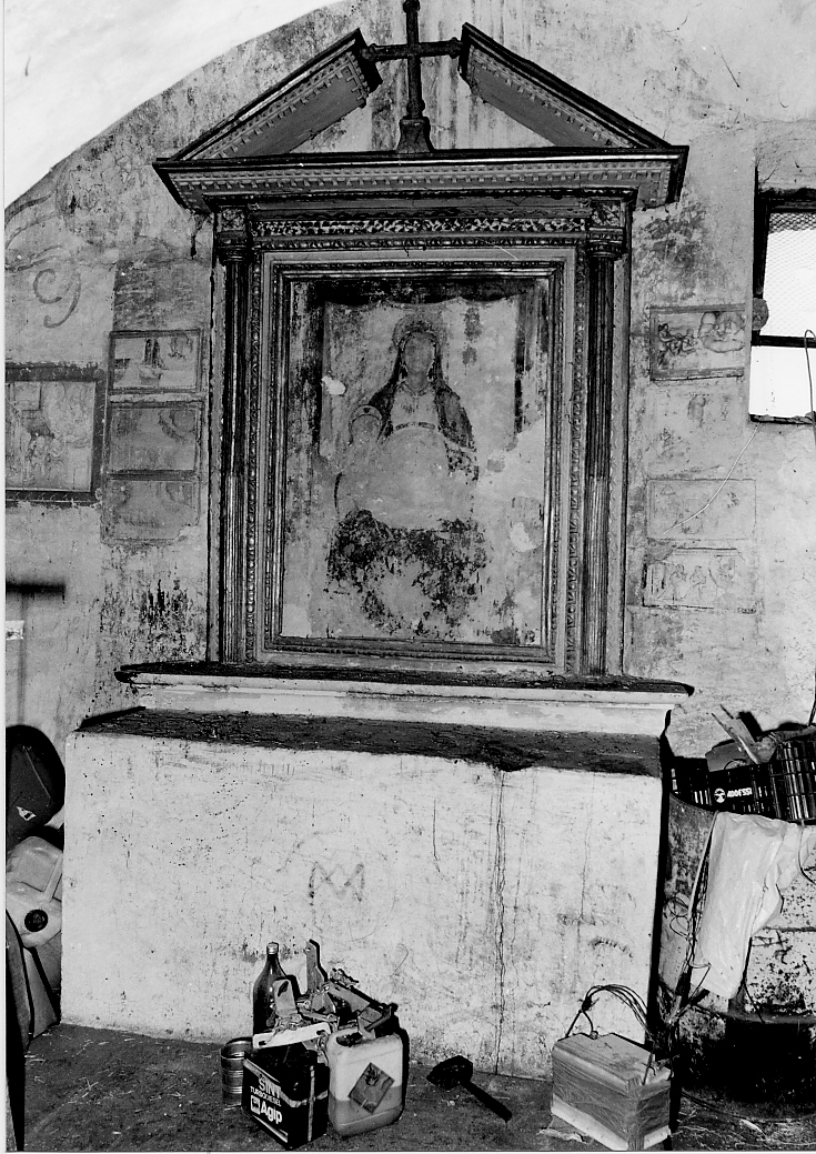 altare maggiore - ambito Italia centrale (sec. XV)