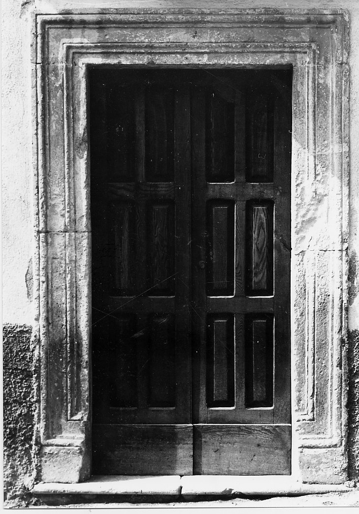 mostra di portale - ambito Italia centrale (sec. XVI)