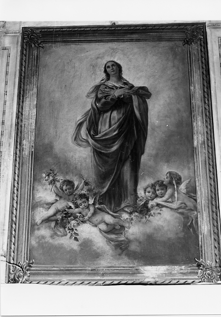 Madonna Assunta (dipinto) di Catalani Umberto (sec. XX)