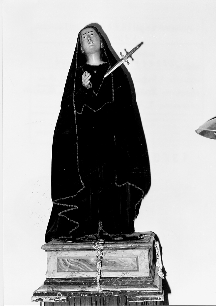 Madonna Addolorata (statua) - ambito Italia centrale (sec. XIX)