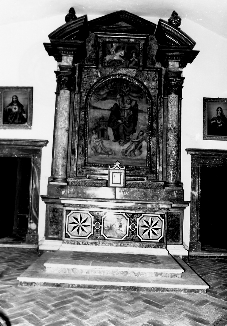 altare maggiore - ambito Italia centrale (sec. XVIII)