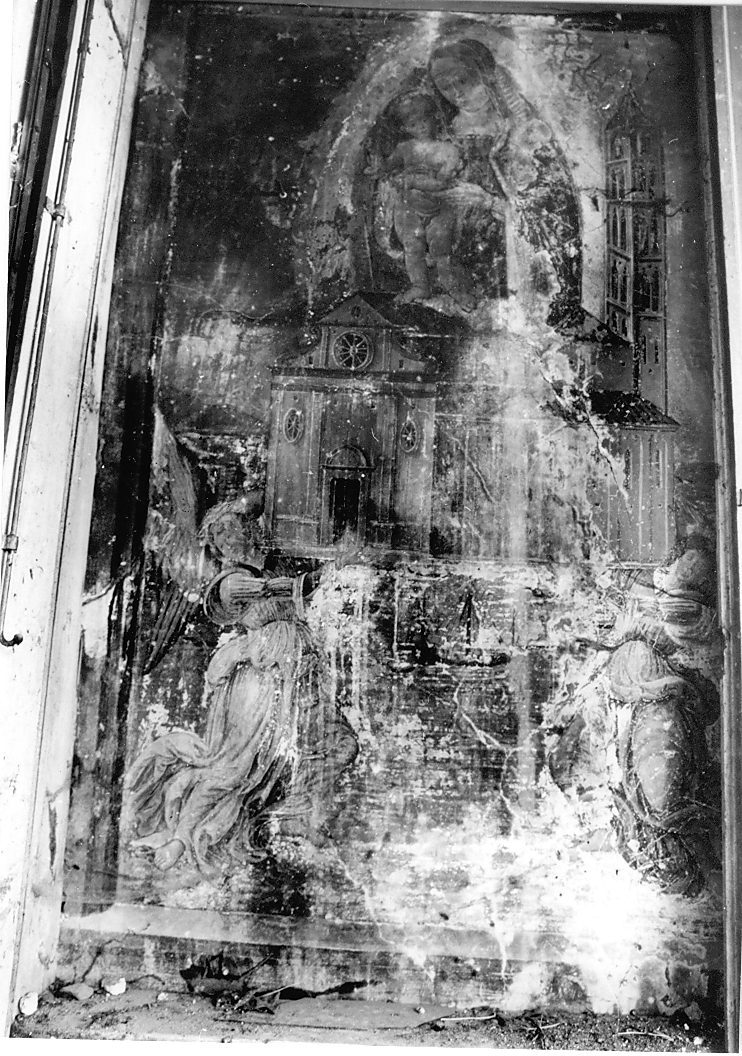Madonna di Loreto, Madonna di Loreto (dipinto, opera isolata) di Gatti Saturnino (cerchia) (seconda metà sec. XV)