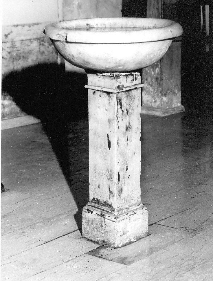 acquasantiera, serie - ambito Italia centrale (sec. I)