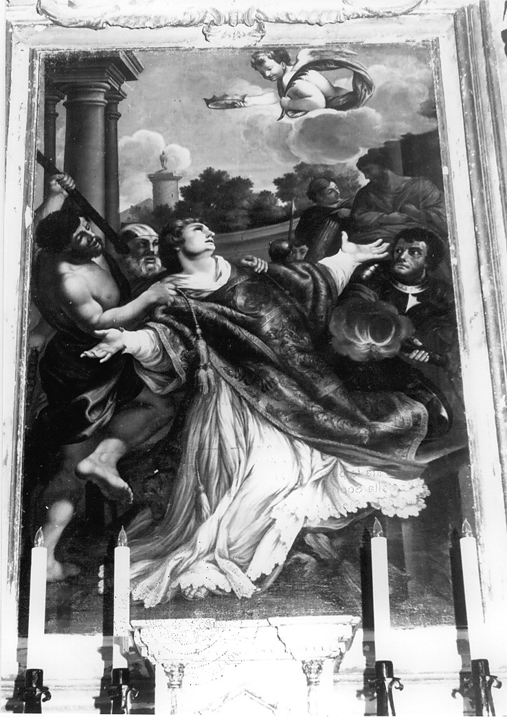 Martirio di S. Lorenzo (dipinto) - ambito Italia centrale (sec. XVII)