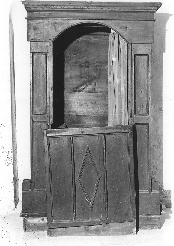 confessionale - ambito Italia centrale (sec. XIX)