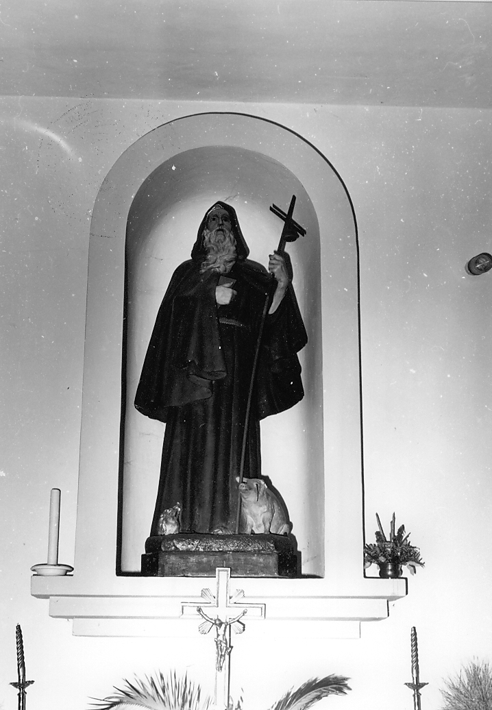 Sant'Antonio Abate (statua) - ambito Italia centrale (sec. XIX)