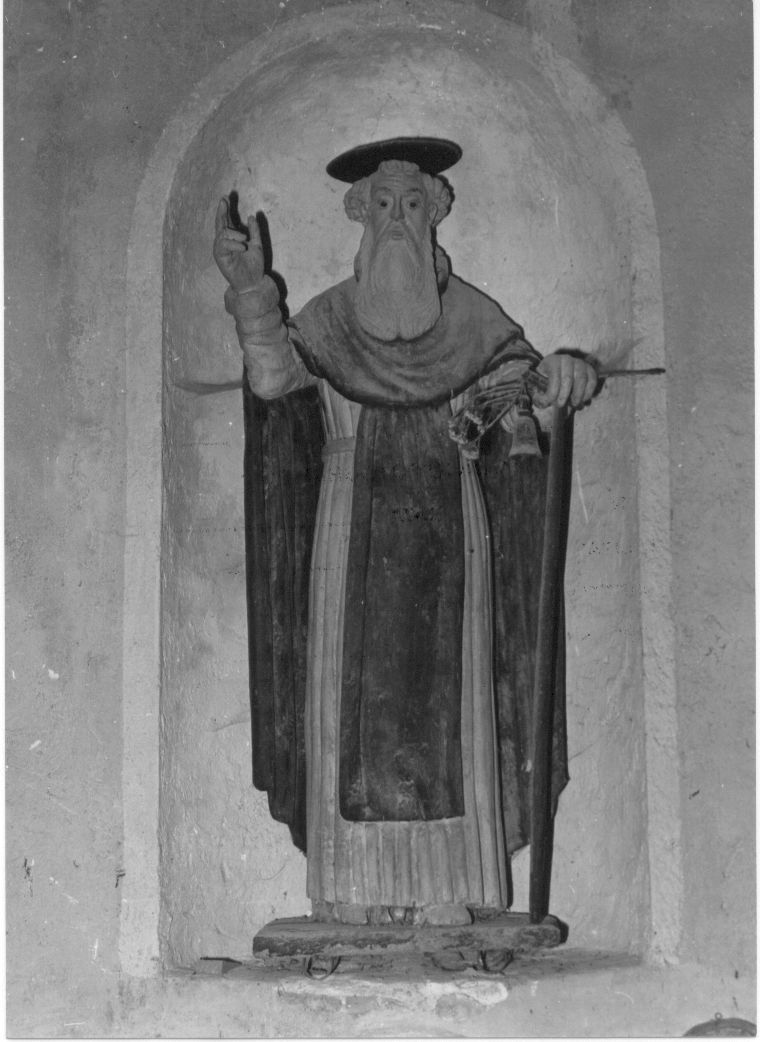 Sant'Antonio Abate (statua) - ambito Italia centrale (sec. XVII)