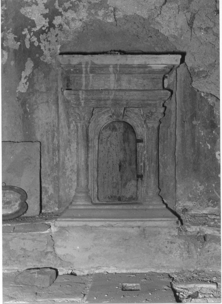 tabernacolo murale - ambito Italia centrale (sec. XVII)