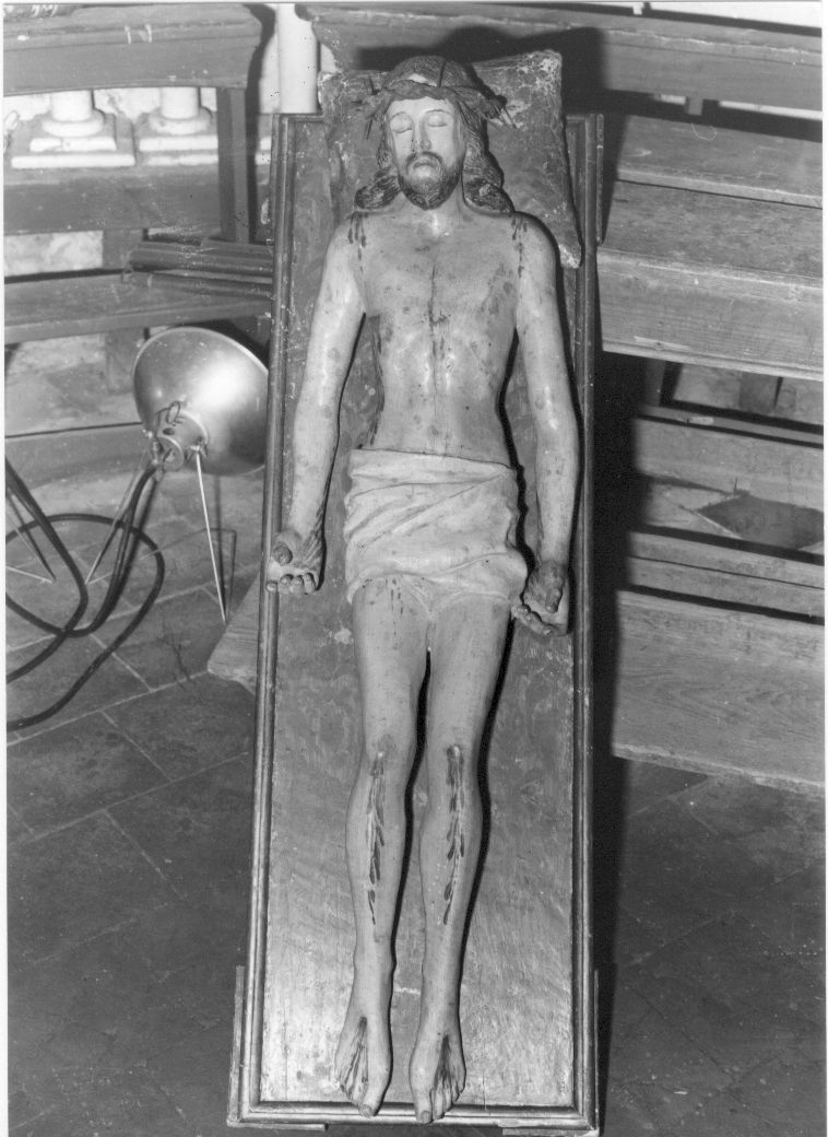 Cristo morto (statua) - ambito Italia centrale (sec. XIX)
