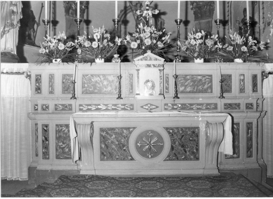 altare maggiore - ambito Italia centrale (sec. XIX)