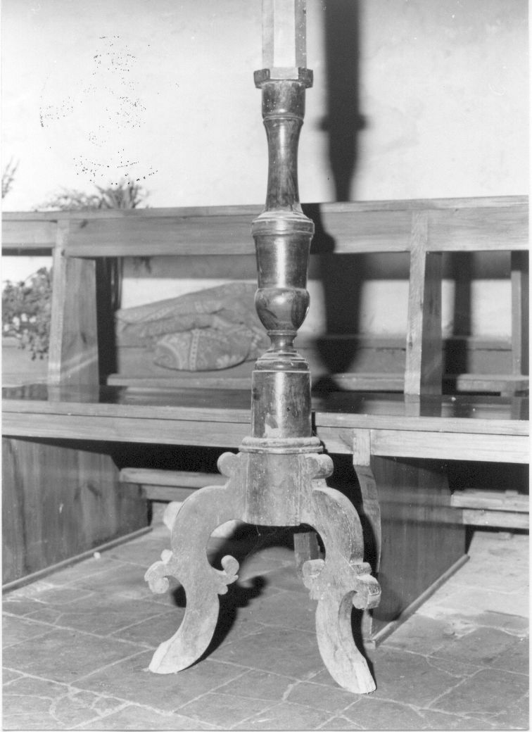 candelabro per il cero pasquale - ambito Italia centrale (sec. XIX)