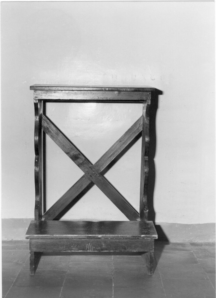 inginocchiatoio - ambito Italia centrale (sec. XIX)