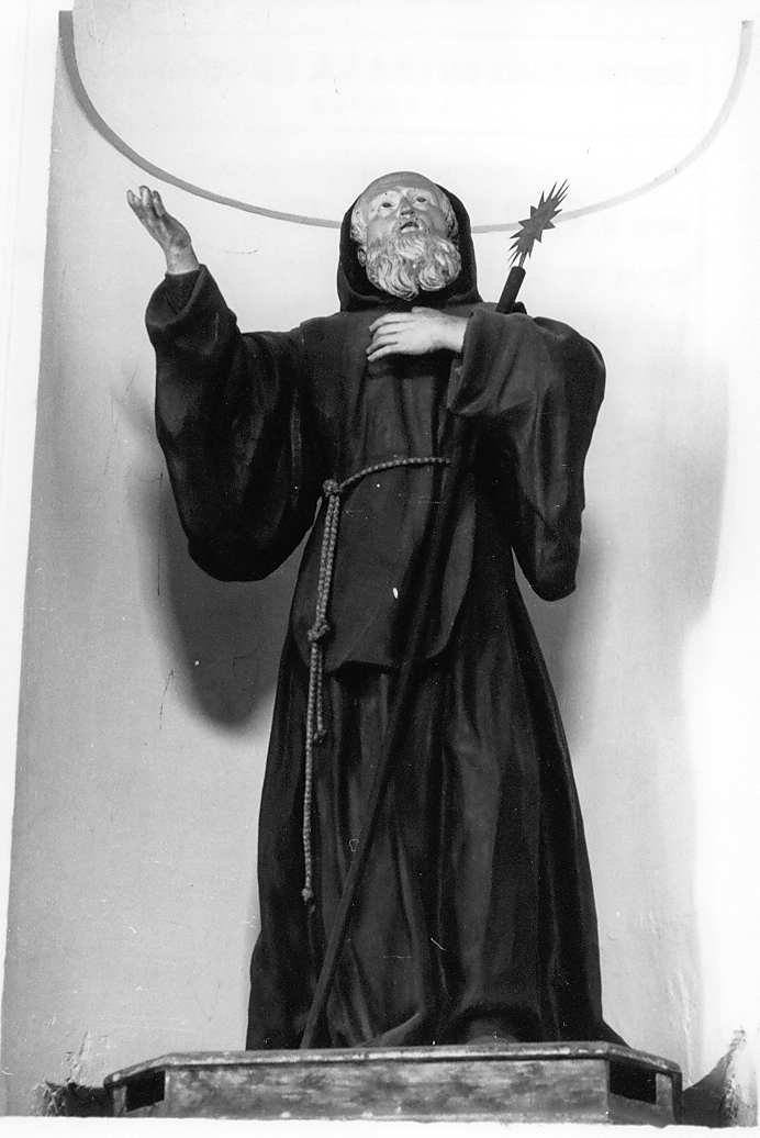 San Francesco di Paola (statua, opera isolata) - ambito Italia centrale (sec. XIX)