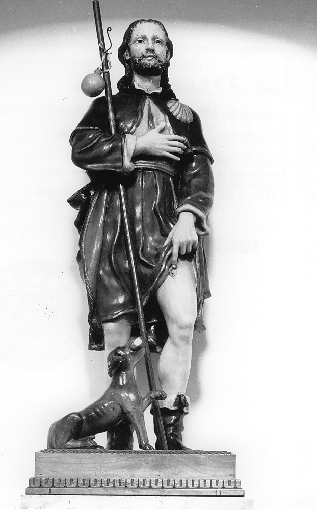 San Rocco (statua, opera isolata) - ambito Italia centrale (sec. XIX)