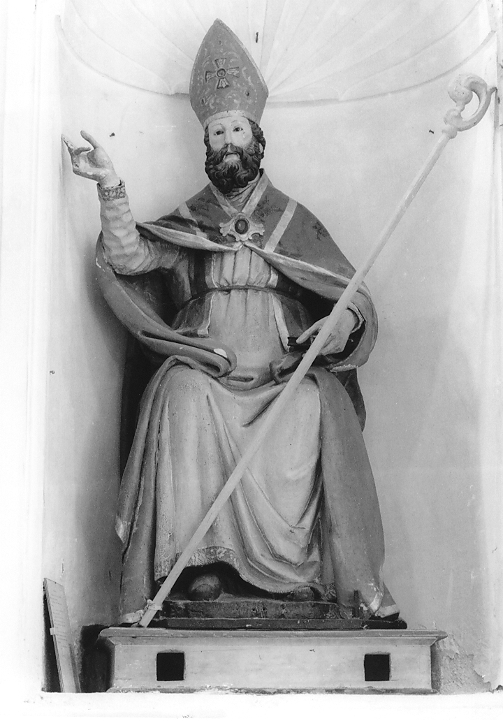 San Martino (statua, opera isolata) - ambito Italia centrale (sec. XVI)