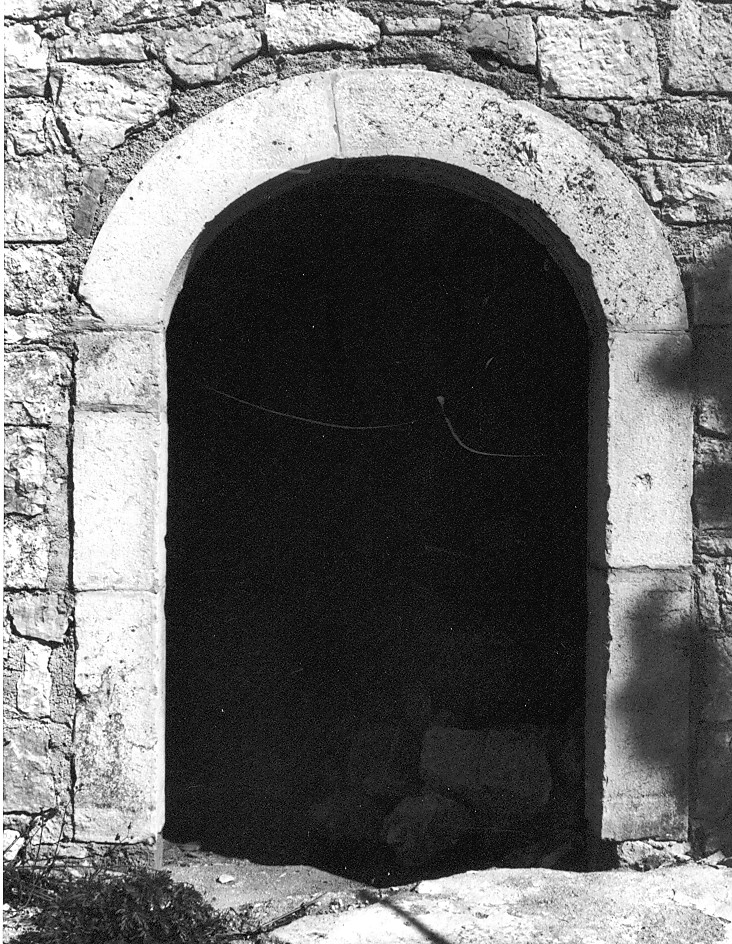 mostra di portale, elemento d'insieme - ambito Italia centrale (secc. XVIII/ XIX)