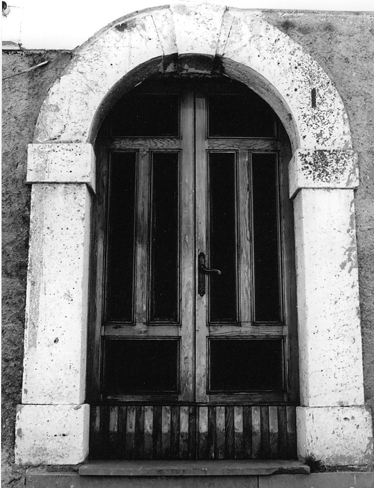 mostra di portale, elemento d'insieme - ambito Italia centrale (secc. XIX/ XX)