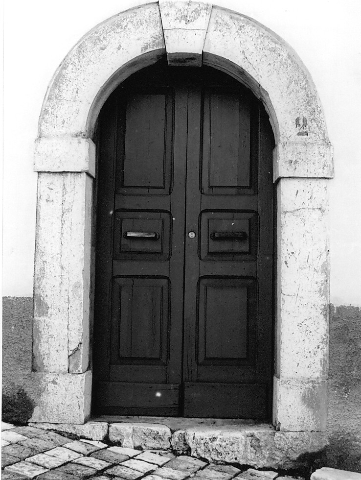 mostra di portale, elemento d'insieme - ambito Italia centrale (sec. XX)