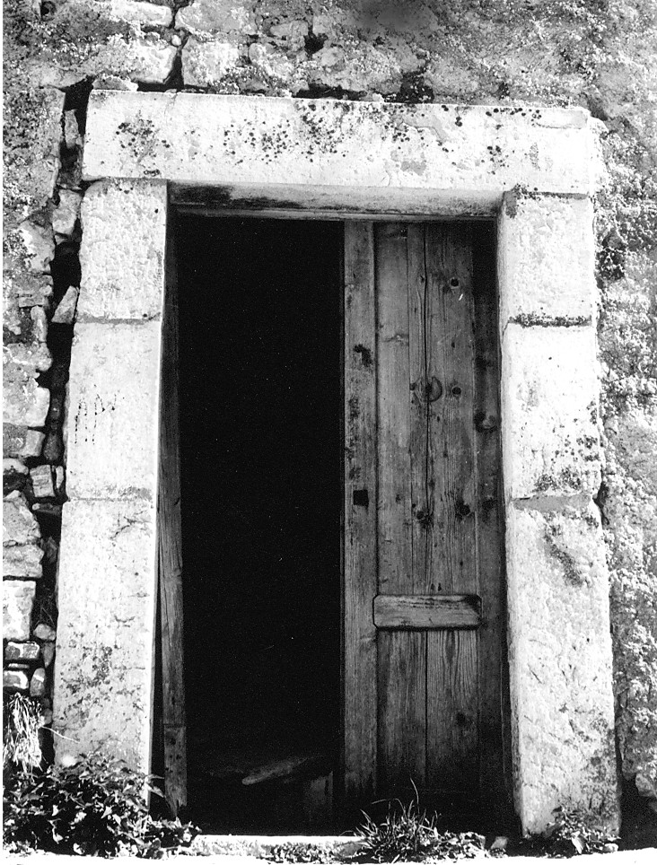 mostra di portale, elemento d'insieme - ambito Italia centrale (secc. XVIII/ XIX)