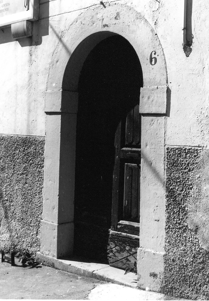 mostra di portale, elemento d'insieme - ambito Italia centrale (sec. XIX)