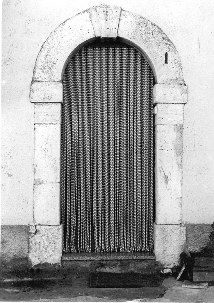 mostra di portale, elemento d'insieme - ambito Italia centrale (sec. XVIII)