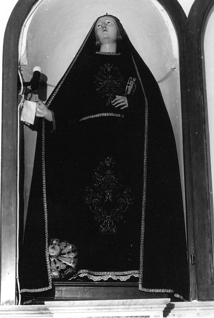 Madonna Addolorata (statua, opera isolata) - ambito Italia centrale (sec. XIX)