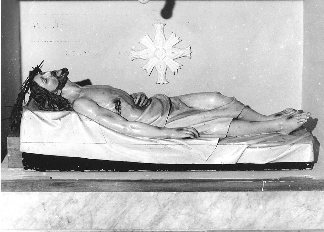 Cristo morto (statua, opera isolata) - ambito Italia centrale (sec. XIX)
