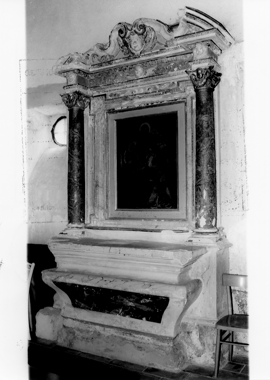 altare, opera isolata - ambito abruzzese (sec. XVII)
