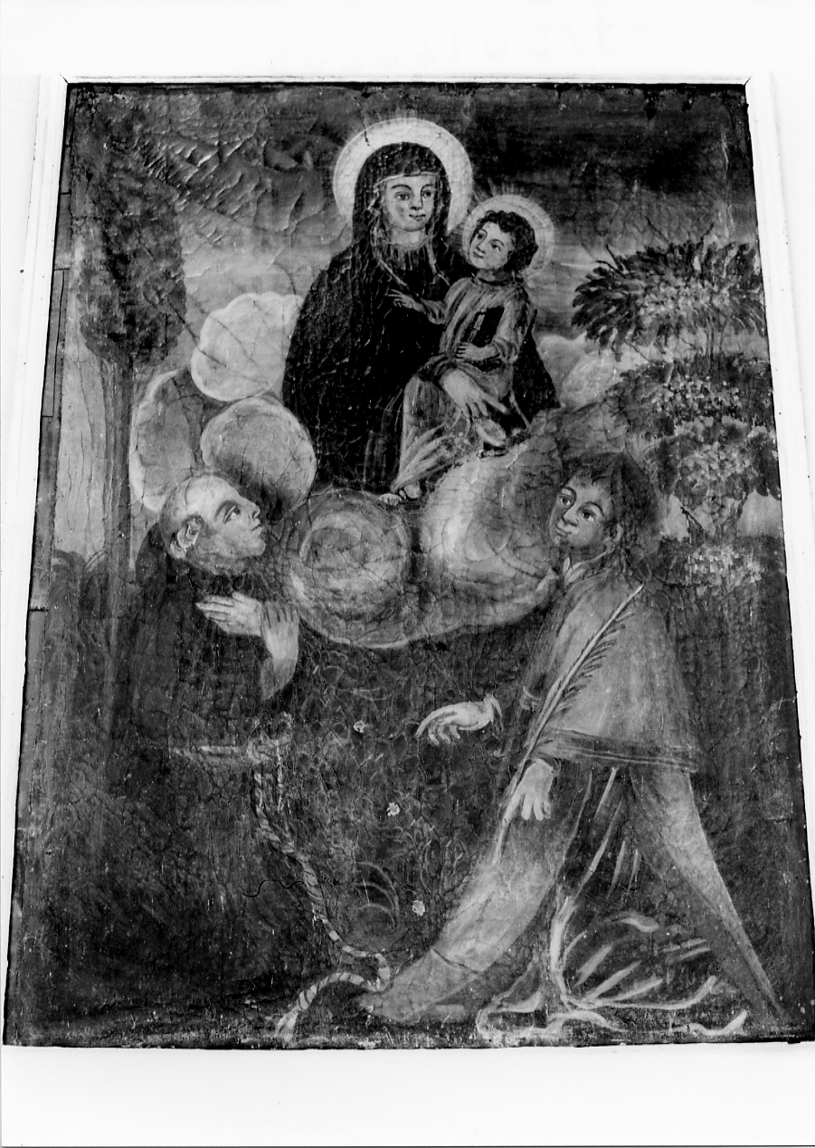Madonna con Bambino e Santi (dipinto, opera isolata) - ambito abruzzese (sec. XIX)