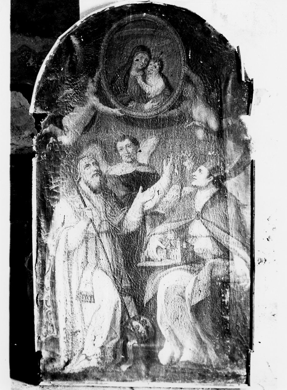 Sant'Emidio San Vincenzo e San Pietro Celestino (dipinto) - ambito abruzzese (fine/inizio secc. XVII/ XVIII)