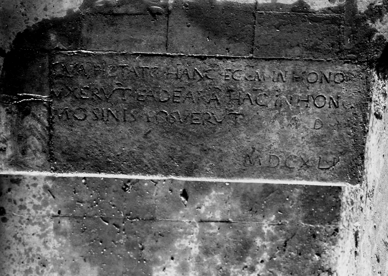 lapide - manifattura abruzzese (sec. XVII)