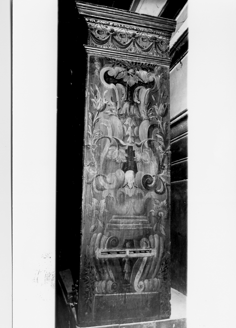 motivi decorativi vegetali (dipinto) - ambito Italia centrale (sec. XVIII)