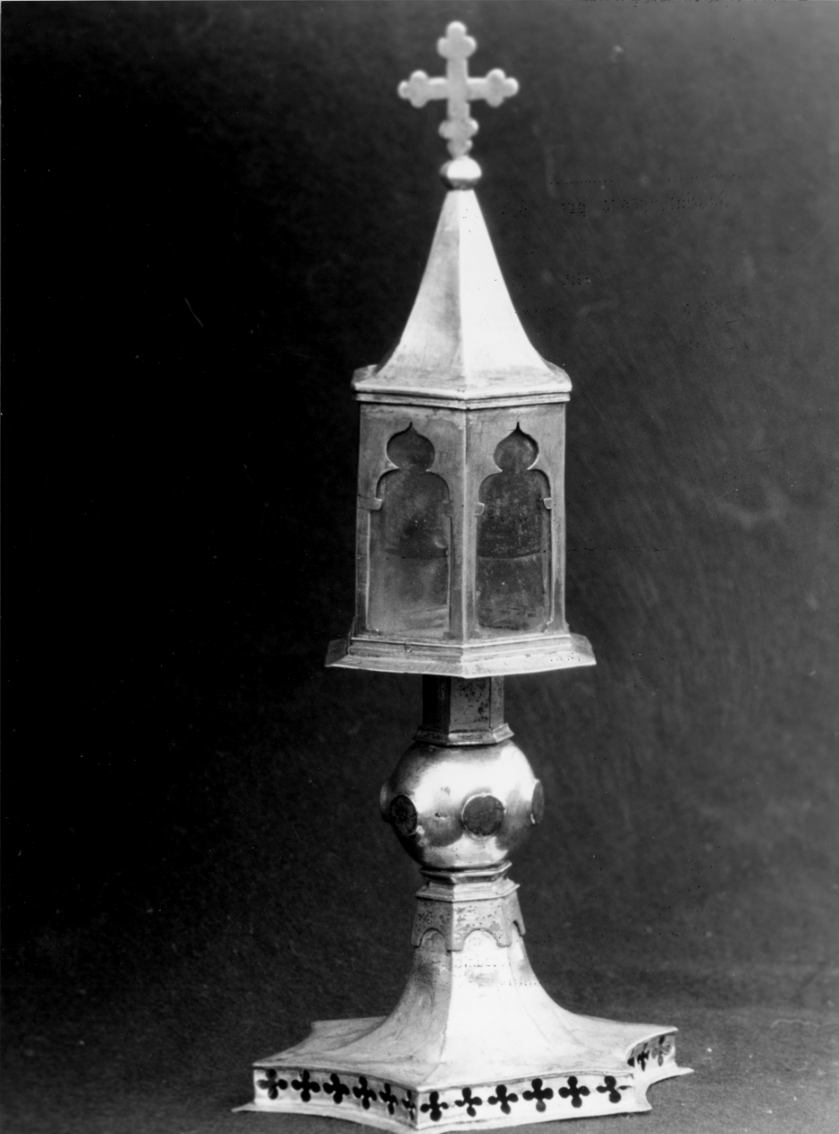 reliquiario - ambito napoletano (sec. XV)