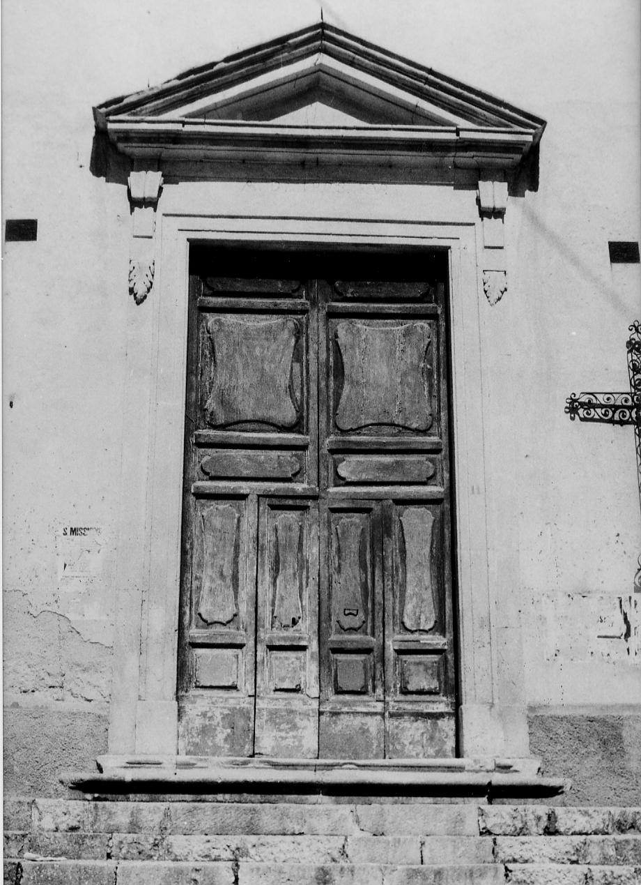 mostra di portale, opera isolata - ambito Italia centrale (sec. XIX)