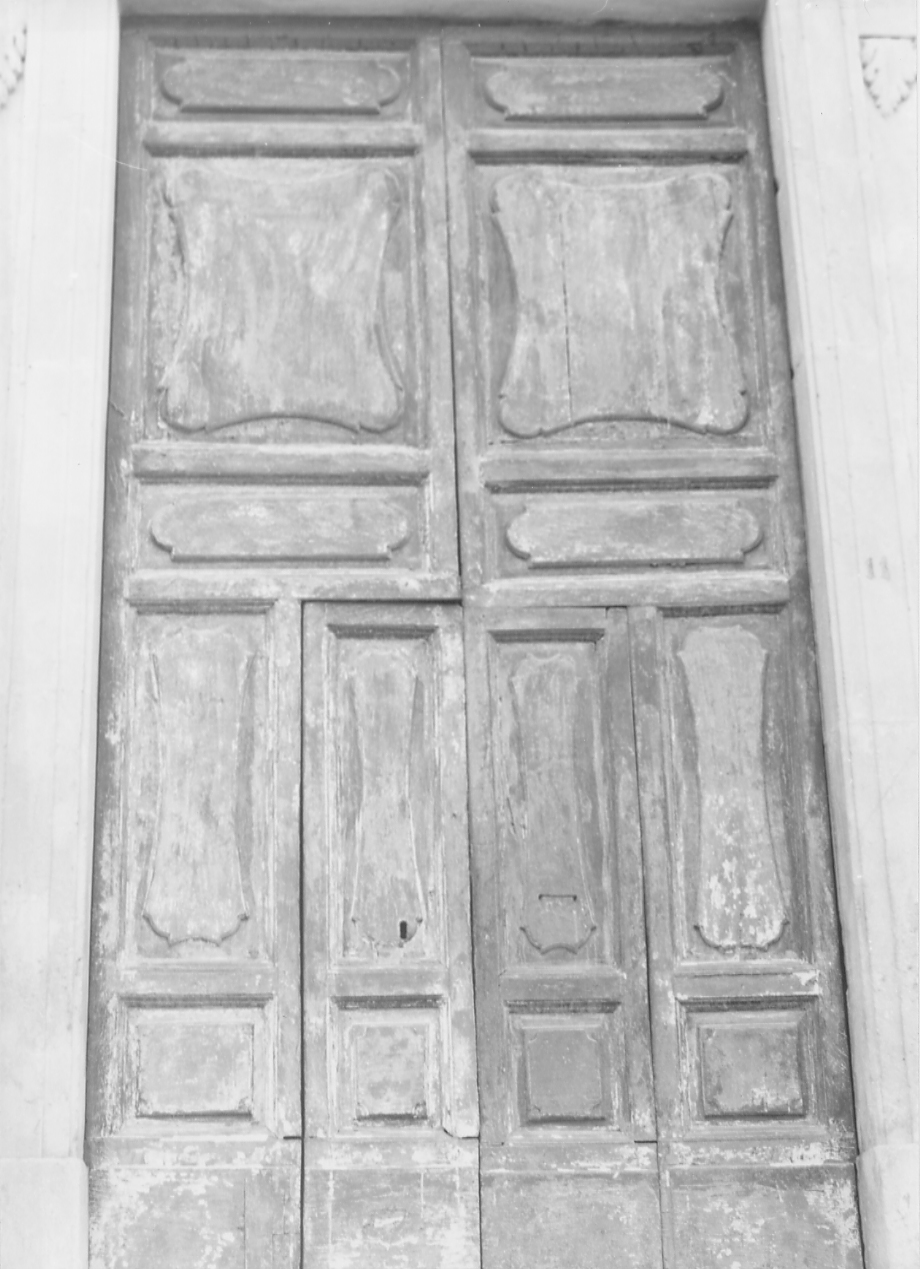 porta - a due battenti, opera isolata - ambito Italia centrale (sec. XIX)