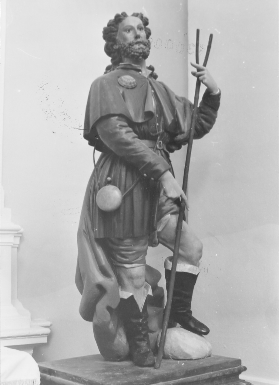 San Rocco (statua, opera isolata) - ambito Italia centrale (sec. XIX)