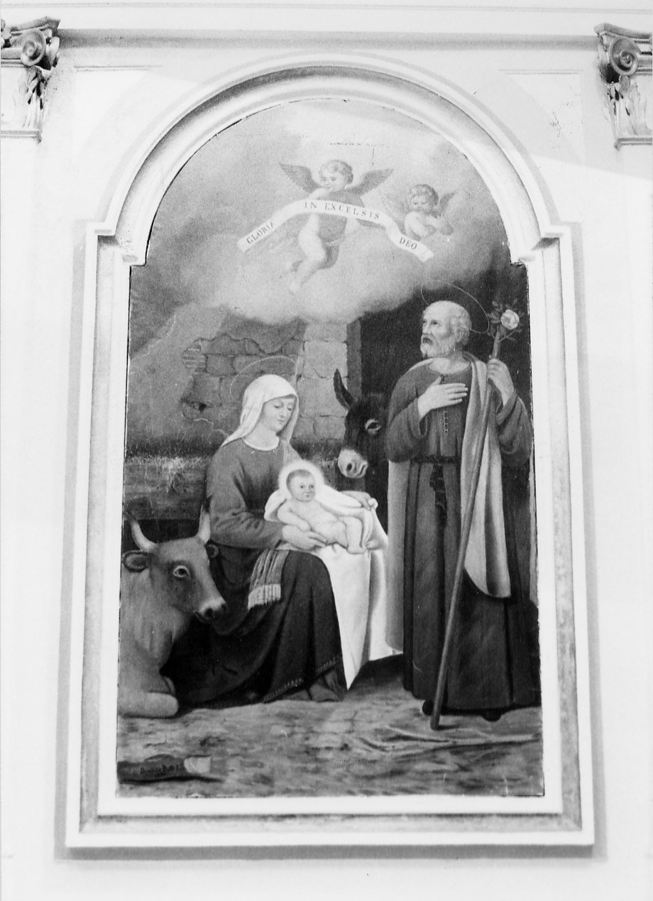 Sacra Famiglia (dipinto, opera isolata) di Betti Domenico (attribuito) (sec. XIX)