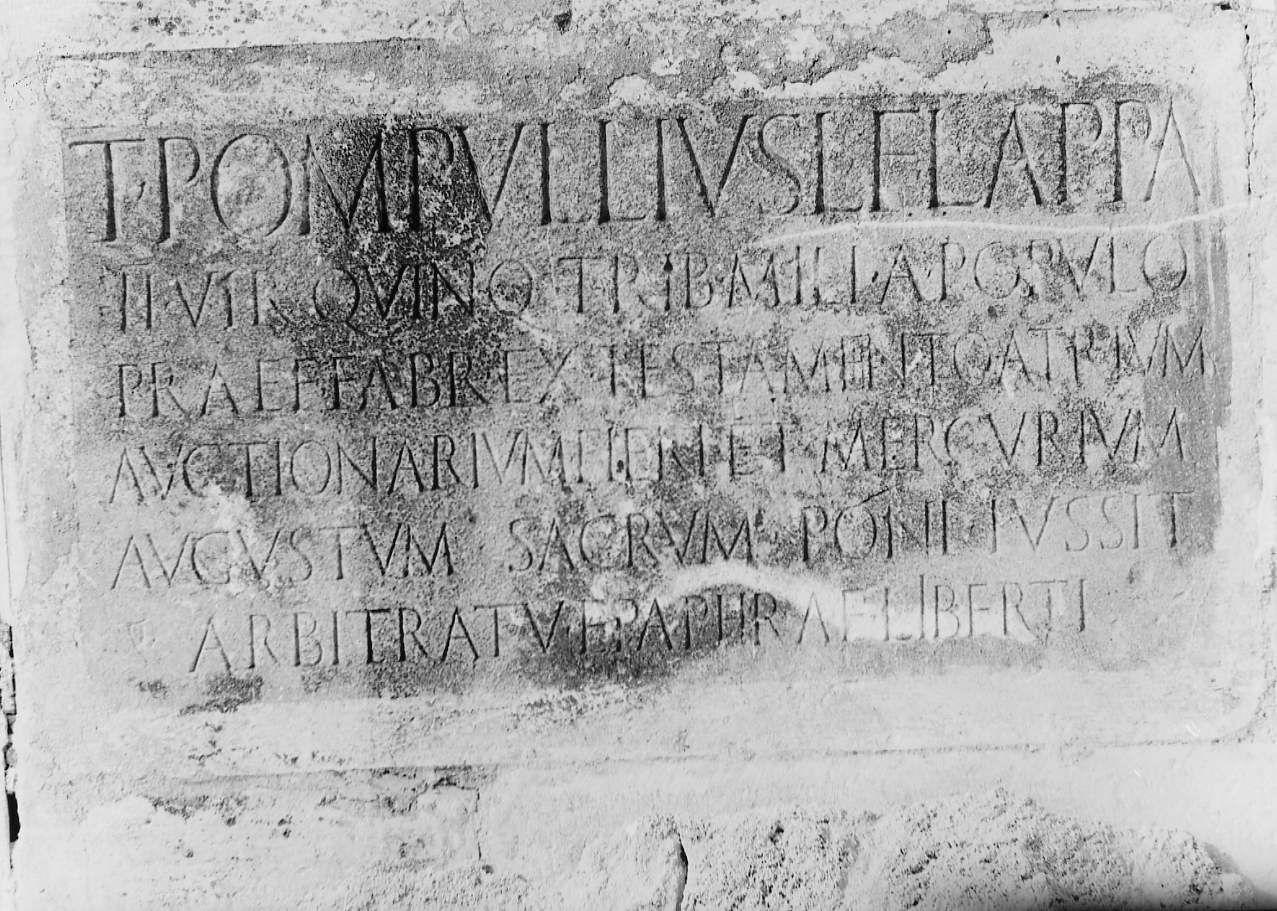 lapide commemorativa, opera isolata - ambito abruzzese (sec. III)