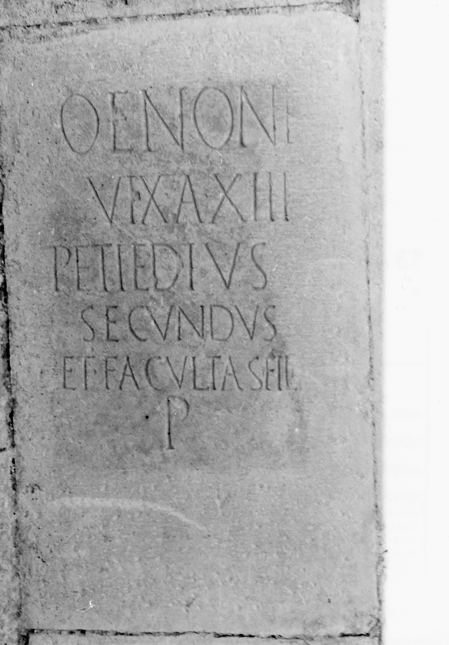 lapide, opera isolata - ambito abruzzese (sec. III)