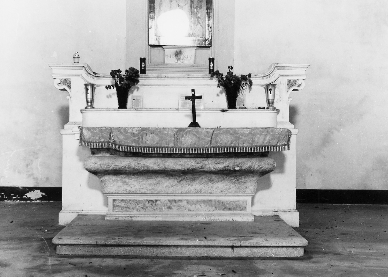 altare maggiore, opera isolata - ambito abruzzese (sec. XIX)